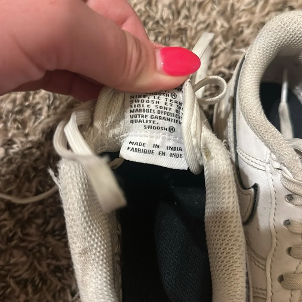 Nike Force 1 White Sneakers Kids 12C